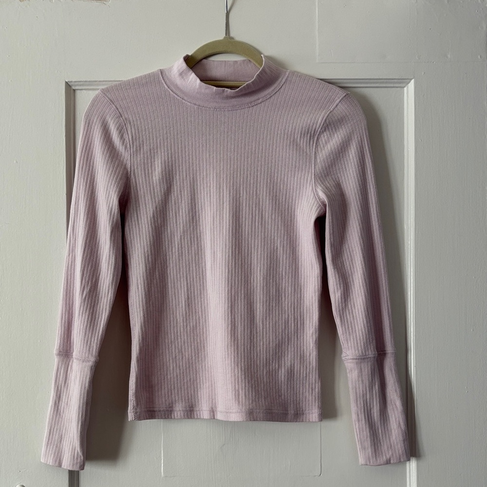 Free People Rickie Ribbed Long Sleeve Top